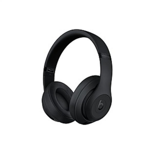 Beats by Dr. Dre Studio3 Wireless Over-Ear Headphones - Matte Black - Stereo - Mini-phone - Wired/Wireless - Bluetooth - Over-the-head - Binaural - Ci