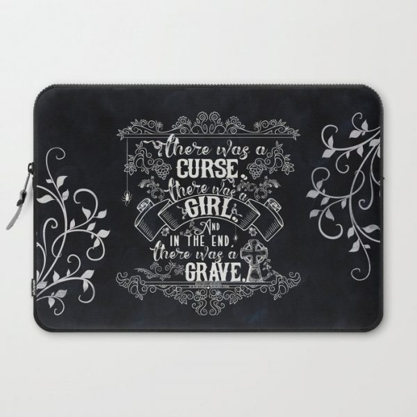 Beautiful Creatures - Grave - Black Computer Cover by Evie Seo - Laptop Sleeve - 15"