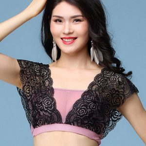 Belly Dance Costume Top Lace Women Bollywood Dancing Costumes