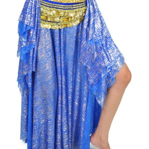 Belly Dance Skirt Ruffle Gliterring Women Performance Costume