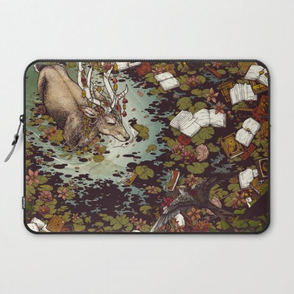 Bibliothecary Computer Cover by Erica Williams (aka. Hookie Duke) - Laptop Sleeve - 15"