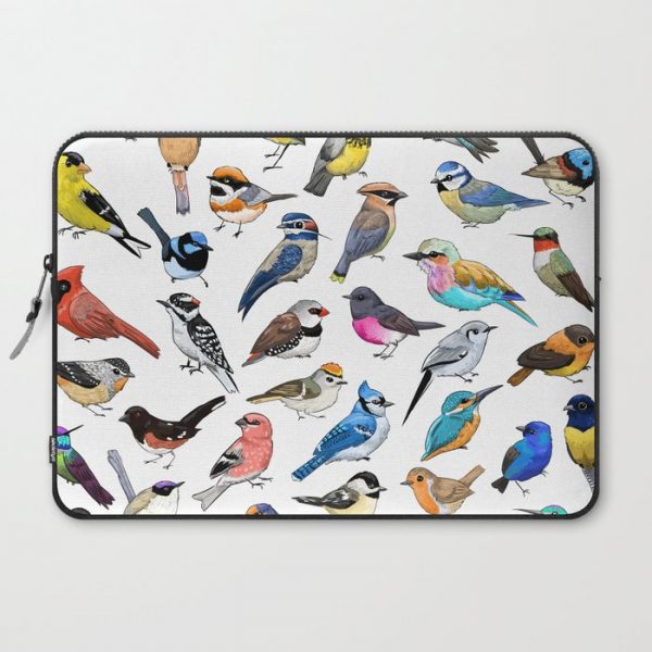 Birds Computer Cover by EmmaTompkinsArt - Laptop Sleeve - 15"