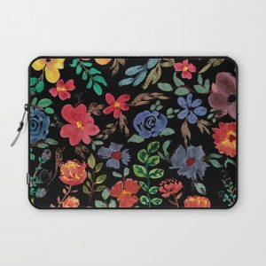 Black Jungle Computer Cover by HAIFA HARIS - Laptop Sleeve - 13"