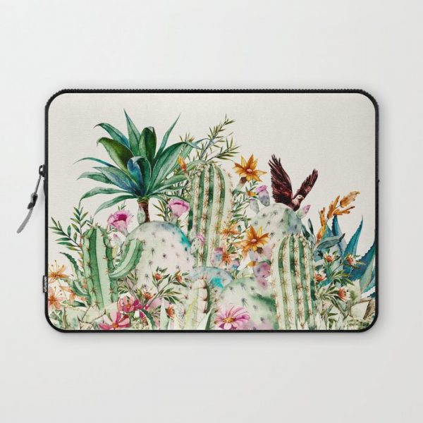 Blooming in the cactus Computer Cover by mmartabc - Laptop Sleeve - 13"