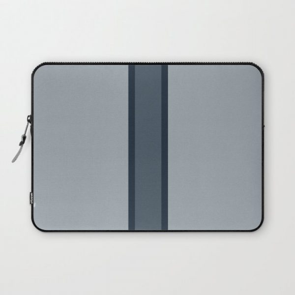 Blue Bisecting Blue Computer Cover by Pulaski Shepherd Clothing & Supply Co. - Laptop Sleeve - 13"