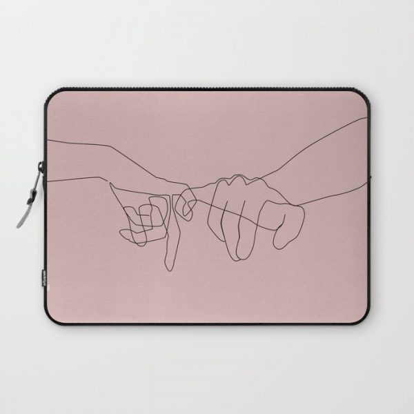 Blush Pinky Computer Cover by Explicit Design - Laptop Sleeve - 13"