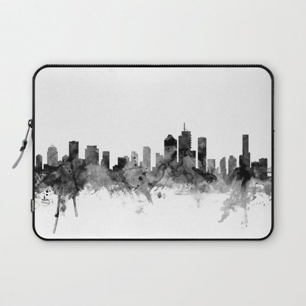 Brisbane Australia Skyline Computer Cover by artPause - Michael Tompsett - Laptop Sleeve - 13"