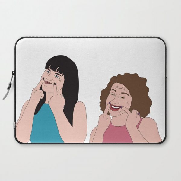 Broad City Smile Computer Cover by Emmamaja - Laptop Sleeve - 15"