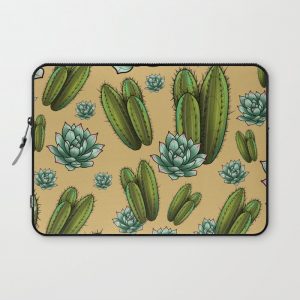 Cactus Cut Computer Cover by Rouillet Tattoo - Laptop Sleeve - 13"