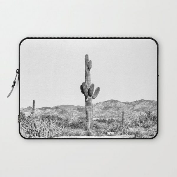 Cactus photography, balck and white Computer Cover by TMSbyNIGHT - Laptop Sleeve - 13"