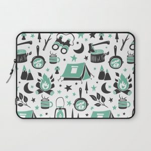 Camp Life Computer Cover by Heather Dutton - Laptop Sleeve - 13"