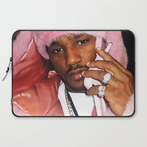 Cam'ron Pink Fur mood Computer Cover by creepybutcute - Laptop Sleeve - 15"