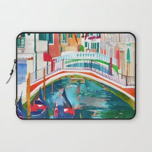 Canal in Venice Computer Cover by takmaj - Laptop Sleeve - 13"