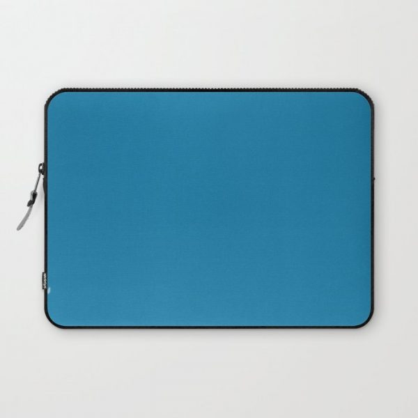 Cerulean Blue Computer Cover by Moonshine Paradise - Laptop Sleeve - 13"