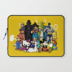 Characters Chilling (yellow) Laptop Cover by Corey Strandberg - Laptop Sleeve - 13"