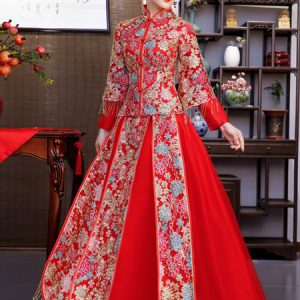 Chinese Costume Ancient Tang Hanfu Women Traditional Wedding Bridal Red Outfit Halloween