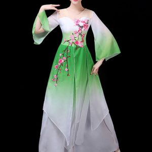 Chinese Costumes Traditional Dance Holidays Carnival Costumes 2 Piece Outfit