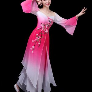 Chinese Costumes Traditional Dance Holidays Carnival Costumes 2 Piece Outfit