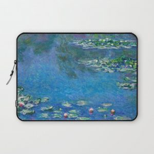 Claude Monet - Water Lilies Computer Cover by favoritepaintingsart - Laptop Sleeve - 13"