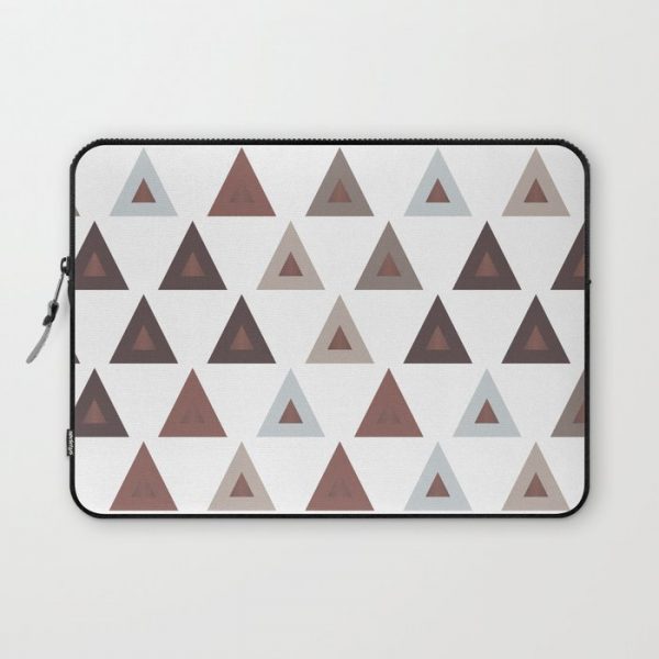 Colorful Abstract Random Triangles Texture Computer Cover by OZMedia - Laptop Sleeve - 13"