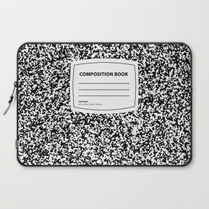 Composition Book Computer Cover by LM Schneider - Laptop Sleeve - 15"