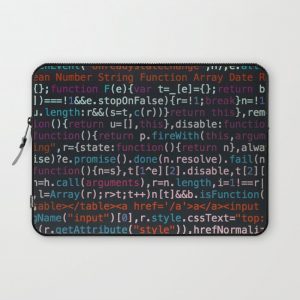 Computer Science Code Laptop Cover by NoColorDesigns - Laptop Sleeve - 13"