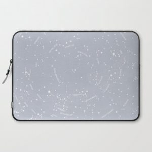 Constellation Map - Gray Computer Cover by Merlin - Laptop Sleeve - 15"