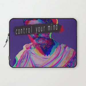 Control your mind vaporwave statue Marcus Aurelius Computer Cover by Liev - Laptop Sleeve - 13"