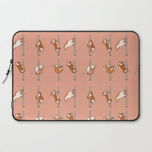 Corgi Pole Dancing Club Computer Cover by Huebucket - Laptop Sleeve - 15"