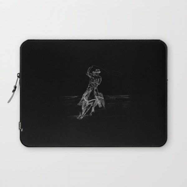 Cowboy Roping Computer Cover by MacDonald Creative Studios - Laptop Sleeve - 13"