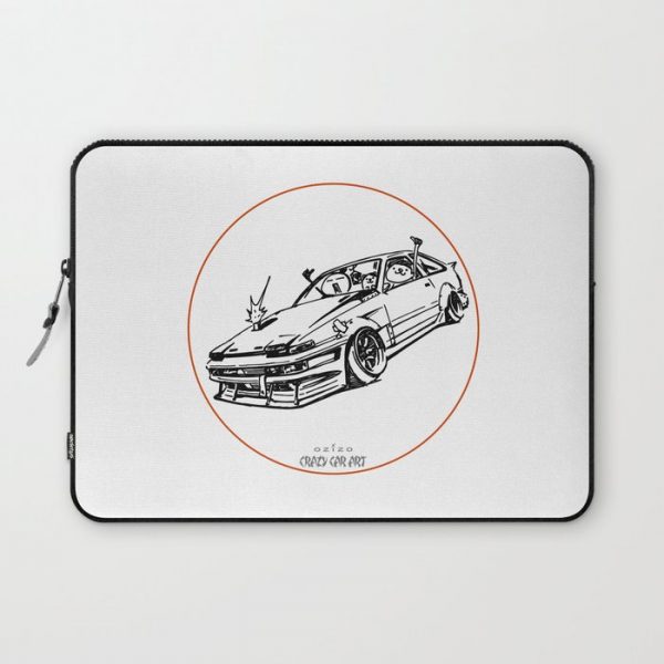 Crazy Car Art 0008 Computer Cover by ozizo - Laptop Sleeve - 13"