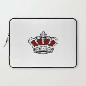 Crown - Red Computer Cover by Adamzworld - Laptop Sleeve - 13"