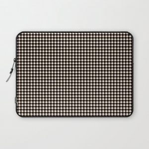 Cute Houndstooth Pattern Computer Cover by Positively Patterns - Laptop Sleeve - 13"