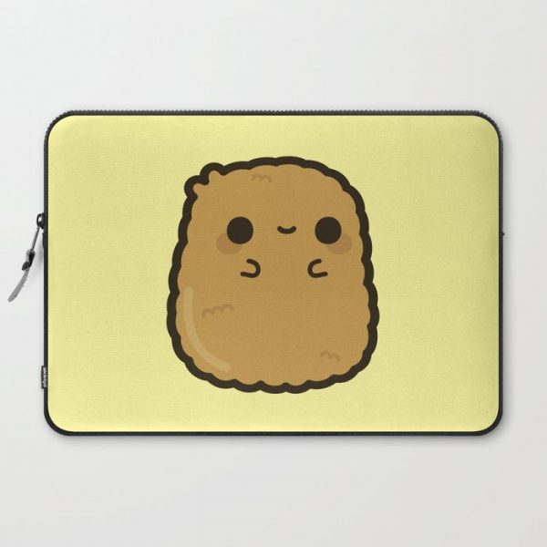 Cute chicken nugget Computer Cover by peppermintpopuk - Laptop Sleeve - 15"