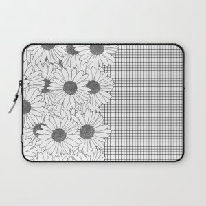 Daisy Grid on Side Computer Cover by Emeline - Laptop Sleeve - 13"