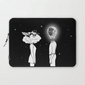 Day Dreamer Meets Night Thinker Computer Cover by Henn Kim - Laptop Sleeve - 13"