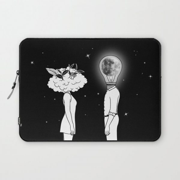 Day Dreamer Meets Night Thinker Computer Cover by Henn Kim - Laptop Sleeve - 13"