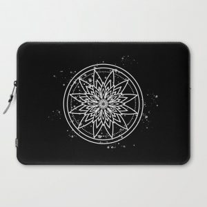 Dharma Wheel Computer Cover by The 7th Flower Shop | Tech Accessories a - Laptop Sleeve - 15"