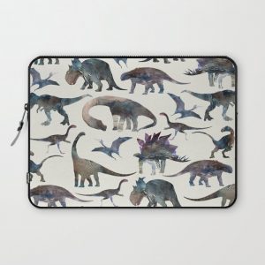 Dinosaurs Pattern Computer Cover by rodrigomffonseca - Laptop Sleeve - 13"