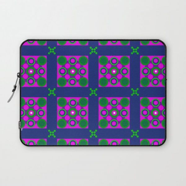 Disco Preppy Tiles Computer Cover by jhill - Laptop Sleeve - 13"