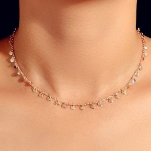 Discs Alloy Chain Necklace