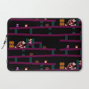 Donkey Kong Retro Arcade Gaming Design Computer Cover by pttrn - Laptop Sleeve - 15"