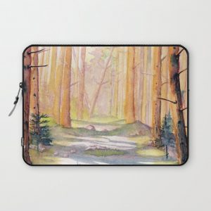 Down The Forest Path Computer Cover by Melly Terpening - Laptop Sleeve - 13"