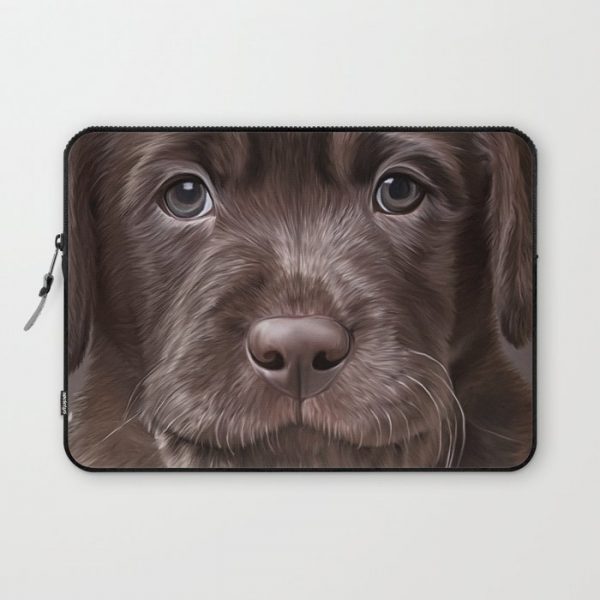 Drawing puppy Labrador Computer Cover by bonidog - Laptop Sleeve - 13"