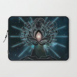 Emanate love Chakra Computer Cover by Bela Mandala Soul - Laptop Sleeve - 13"