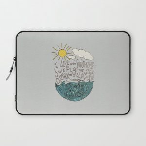 Emerson: Live in the Sunshine Computer Cover by Leah Flores - Laptop Sleeve - 13"