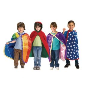 Excellerations® Reversible Fabric Capes - Set of 4