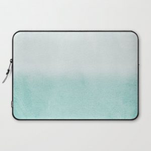 FADING AQUA Computer Cover by Monika Strigel - Laptop Sleeve - 15"