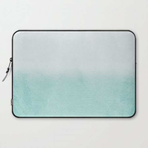 FADING AQUA Computer Cover by Monika Strigel - Laptop Sleeve - 15"