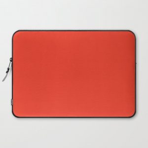 FIESTA-PANTONE NEW YORK FASHION WEEK SPRING SUMMER 2018- 2019 Computer Cover by Jane Holloway - Laptop Sleeve - 15"